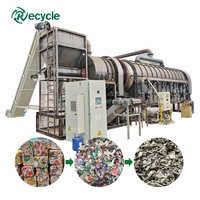 Équipement de recyclage des canettes en aluminium, système de traitement du four de décapage UBC