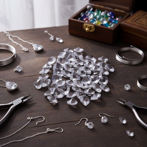 Cabujón curativo con forma de pera facetada de cristal Natural de la mejor calidad, cristal de piedras preciosas sueltas para hacer joyería, pendientes, pulsera - Product Image 3