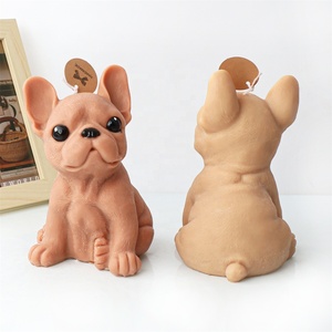 Molde de silicona para velas con forma de cachorro de Bulldog Francés, molde de resina para velas aromáticas de soja con diseño de perro, regalo para amantes de la decoración del hogar - Product Image 4