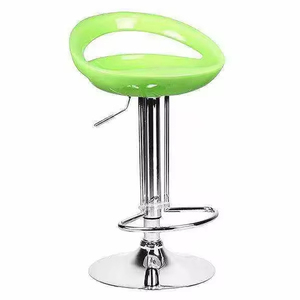 Chaise de bar moderne à dossier rond, pivotante, en plastique, pour salle à manger, salon, bar à domicile – Vente en gros, offre spéciale - Product Image 6