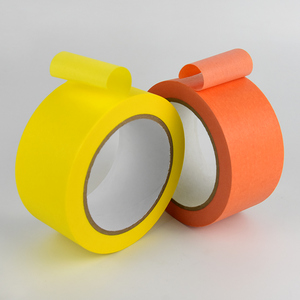 Nastro Adesivo Giallo in <span class=keywords><strong>Carta</strong></span> Crespa Resistente alle Alte Temperature per Carrozzeria e Pittura Automobilistica - Product Image 5