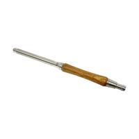 Chicha portable en acier inoxydable Dr. Wood Prism avec logo personnalisable, chicha en bois, pipe à eau