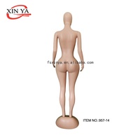 Mannequins féminins en plastique de corps entier de gros cul avec la tête d'oeuf (957-14)