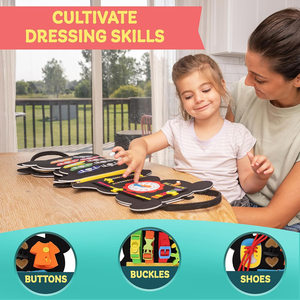 Libri di feltro silenzioso e robusto di alta qualità regali sensoriali educativi adatti a bambini di età 3 + - Product Image 6