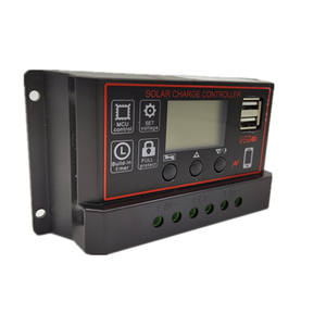 Regulador <span class=keywords><strong>Solar</strong></span> de 10A 20A 30A Automático 12V 24V con Temporizador de Encendido/Apagado por Horas, USB Dual y Pantalla LCD - Product Image 4