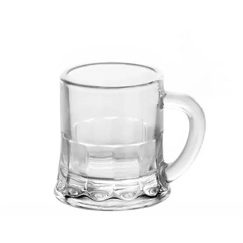 Cá nhân Shot Glass với xử lý 60 ml Shot Glass mini bia Mug Shot Cups cho Vodka whisky