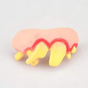 Divertido perro dientes vampiro conejo dientes Navidad perro silicona dientes falsos tirantes juguete para Halloween fiesta favores <span class=keywords><strong>fotos</strong></span> Props - Product Image 6