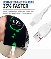 Cable de Carga USB a Tipo C Reforzado Anti-Rotura Personalizado, Cable de Datos de Carga Rápida de PVC para Teléfono Inteligente y Tableta Android Tipo C