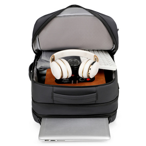 Sac à dos élégant pour ordinateur portable Sac à dos de voyage étanche avec USB et logo personnalisé extensible - Product Image 5