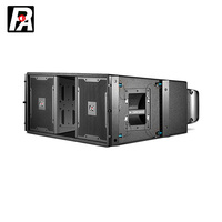 VT4888 Système de sonorisation passif à deux voies avec deux enceintes de 12 pouces, système audio DJ, enceinte professionnelle pour extérieur