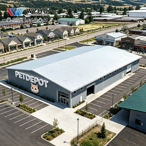 Centro de Distribución Prefabricado al por Mayor, Instalación Comercial Resistente al Viento, Estructura de Acero, Almacén para Mascotas - Product Image 1