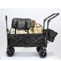 Poussette pour enfants Wagons Kids, poussette bébé en métal avec capote pliable, chariot de camping pour enfants pour les voyages en plein air