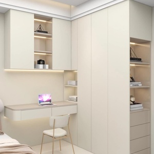 Factory-Direct Custom Children's Furniture Set at <b>Low</b> Prices Multi-Color Wood Minimalist Hotel <b>Wardrobes</b> Bookcases Nightstands - Product Image 5