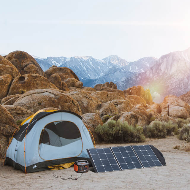 3 Fold Solar Foldable Flexible Portable Outdoor Power Solalr Folding Charging Panel Charger 200W Camping Solar Panel