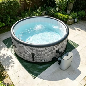 <span class=keywords><strong>Piscine</strong></span> Spa Extérieure Multi-joueurs à Hydrothérapie <span class=keywords><strong>et</strong></span> Massage, Bain à Remous pour Hôtels <span class=keywords><strong>et</strong></span> Complexes Hôteliers – Vente Directe Usine - Product Image 1