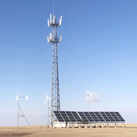 Système solaire éolien hors réseau OLU 2kw 3kw 6kw 12kw 15kw Kit de générateur éolien solaire pour stations de base de communication