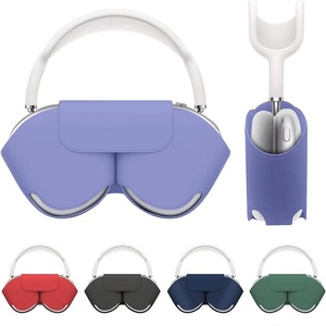 Venta caliente de moda PU cuero inteligente auriculares funda protectora bolsa a prueba de golpes auriculares accesorios para <span class=keywords><strong>AirPods</strong></span> <span class=keywords><strong>Max</strong></span> - Product Image 5