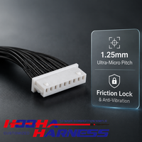 Câble assemblé sur mesure Molex 51047 PicoBlade 1,25 mm en cuivre étamé isolé PVC, OEM