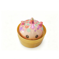 Nouveau style Licorne à pois en PU, jouet à presser réaliste à rebond lent, emballage en boîte, vente en gros, jouet Squishy