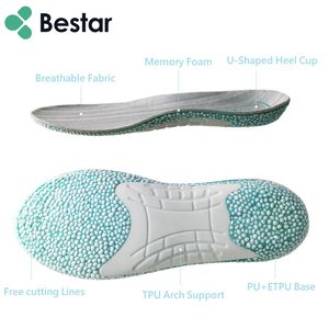 Semelles orthopédiques en mousse à mémoire de forme, chaussures avec Support d'arc pour pieds plats, tampons correcteurs de santé pour pieds - Product Image 3