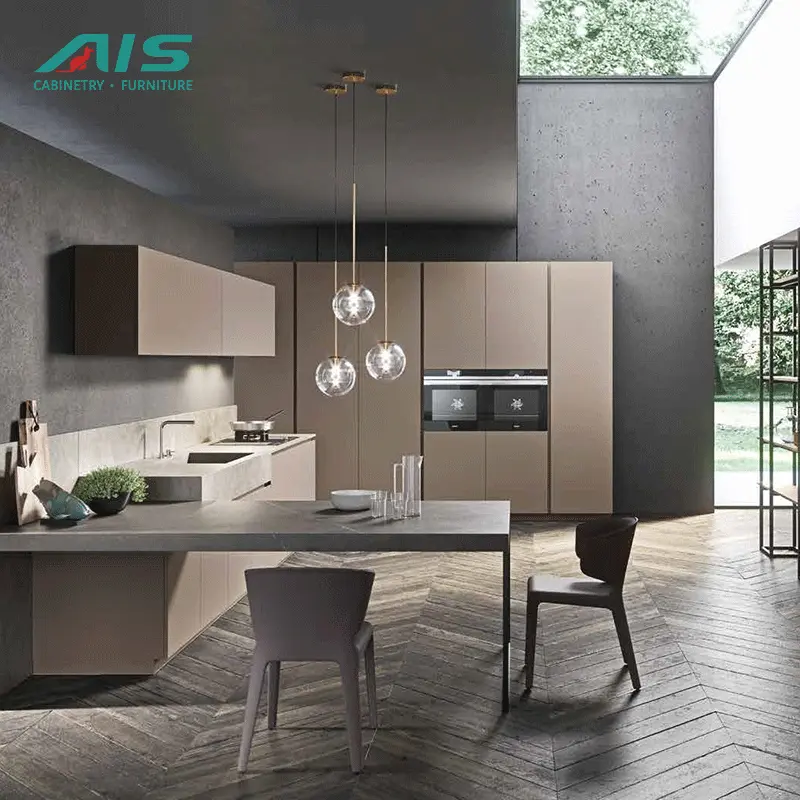 AIS îlot de cuisine meuble et meuble complet armoire de cuisine prix compétitif pour fournisseur de cuisine