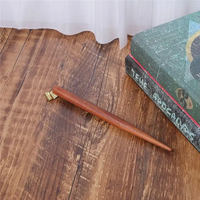 Stylo de calligraphie en bois massif-Copperplate Script Oblique Dip Pen Nib Holder