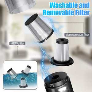 Aspiradora de Mano Inalámbrica para Coche de 9000 Pa, Aspiradora Portátil para Coche con Luz LED - Product Image 4