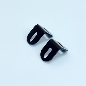 Soporte de esquina en forma de L Li Hai Hardware de 25x25 mm, color negro, para fijación de muebles - Product Image 1