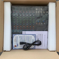 Amplifikatör ile GAX-GL12 dijital ses profesyonel mikser 12 kanal Stereo ses karıştırma konsolu PC stüdyo parti için BT USB