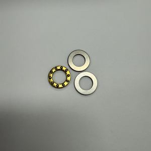 Rodamientos axiales de bolas de precisión de alta calidad F12-21/F12-22 de acero cromado con jaula de acero 10x15mm Precisión P0 - Product Image 1