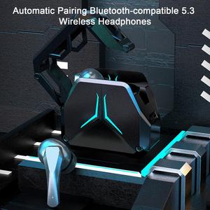 Kim loại độ trễ thấp đúng stereo không dây TWS tai nghe thể thao tai nghe in-ear bt5.3 enc Earbuds Tai nghe SP23 chơi game âm nhạc Movie - Product Image 2