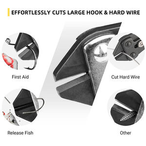 <span class=keywords><strong>Pince</strong></span> <span class=keywords><strong>à</strong></span> sertir robuste en aluminium de 8,5 pouces pour la pêche, construction en acier au carbone, coupe-fil 4 fonctions, 300g, modèle personnalisable avec logo - Product Image 5