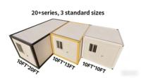 Casa Prefabricada Expandible de 10 pies con Certificación CE, Instalación Fácil en 10 Minutos, Cabaña Modular Móvil para Jardín, Oficina, Uso Residencial, Precio de Fábrica
