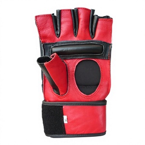 Gants de MMA en cuir sur mesure de haute qualité 2026 avec fermeture auto-agrippante pour le soutien du poignet, pour l'entraînement sportif des adultes - Product Image 4