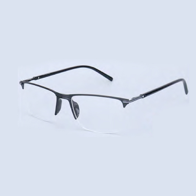 BONA New Arrival Direct Eyewear Colorful Metal Hinge Spectacle Half Frames for Myopia Lens