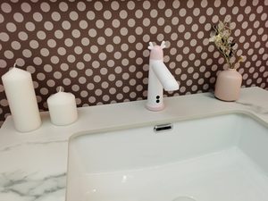 Recién llegado, <span class=keywords><strong>grifo</strong></span> <span class=keywords><strong>de</strong></span> <span class=keywords><strong>lavabo</strong></span> <span class=keywords><strong>de</strong></span> plástico ABS aprobado por CE <span class=keywords><strong>con</strong></span> <span class=keywords><strong>sensor</strong></span> infrarrojo para niños - Product Image 6