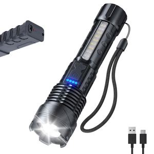 Multifunction Functionality Tactical Plastic Emergency Flashlight Keychains Build Best for Night Road Fishing & Hunting Trips