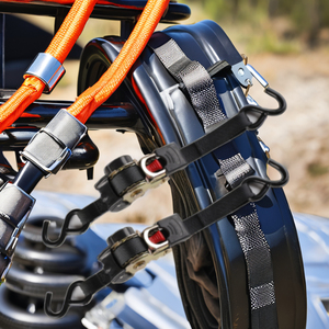 Automatische Intrekbare S Haak Ratel Vastbinden Riemen Op Maat Polyester Lier En Sjorriem Voor Cargo Control Gs Gecertificeerd. - Product Image 4