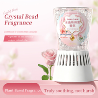 Diffuseur de parfum d'intérieur longue durée aux perles de cristal inversées, extrait botanique, désodorisant d'ambiance 180g, décoration