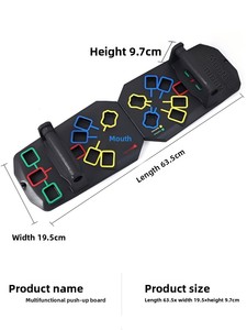 Equipo de Gimnasio Portátil Más Vendido, Tabla de Ejercicios Multifuncional Plegable en T, Ajustable 20 en 1, para Flexiones y Abdominales - Product Image 2