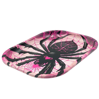 Papier à rouler personnalisé en métal pour cigarettes, motif Spider Cute Pink Hello Kitty Powerpuff Girls, sublimation, pour rectangle de 14x18 cm