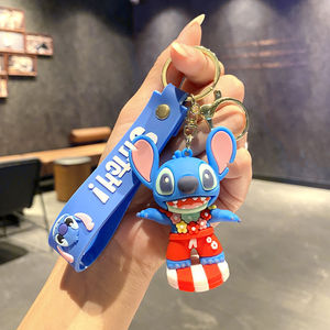 Gantungan Kunci Boneka Stitch Kartun, Gantungan Kunci Stitch Street Stitch Baru, Hadiah Kecil Game City, Grosir - Product Image 4