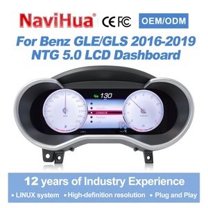 หน้าจอแสดงผลดิจิตอล Navihua สำหรับ Mercedes-Benz GLE GLS ปี 2016-2019 จอแสดงผลความเร็วแบบดิจิตอล LCD สำหรับแผงหน้าปัดรถยนต์ จอแสดงผลแบบ Virtual Cockpit - Product Image 2