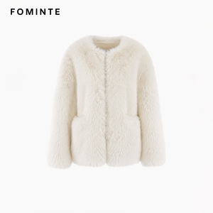 <span class=keywords><strong>Manteau</strong></span> d'hiver de luxe pour <span class=keywords><strong>femme</strong></span> en fausse fourrure d'agneau, à manches longues, doux et moelleux, chaud et décontracté, style mode, vente en gros OEM ODM - Product Image 1