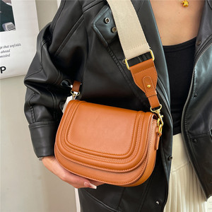 Bolso de Mano Casual para Mujer 2026, Bolso de Cuero PU, Bolso de Axila Pequeño, Bolso Bandolera con Correa Ancha para el Hombro - Product Image 2