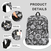 Sac à dos scolaire léger, durable et imperméable en toile pour adolescents, garçons et filles, pour le campus