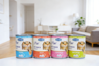 FAENEBI Makanan Kucing Kaleng Mousse Premium Berkualitas 375g Ayam Sapi OEM ODM Grosir Formula Khusus