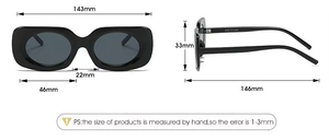 Nouveauté 2025 – Lunettes de soleil personnalisées en gros avec logo, monture petite, rectangulaires, rondes, rétro, vintage, vertes - Product Image 3