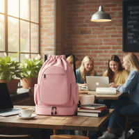 Sac à dos imperméable avec cordon de serrage, compartiment à chaussures, grande capacité, pour la salle de sport, avec poche avant zippée, pour hommes et femmes, sport