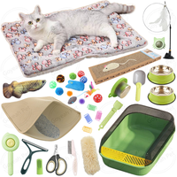 Kitten Supplies Kit de démarrage 34 PCS Ensemble d'essentiels pour chat et de trucs pour chat
